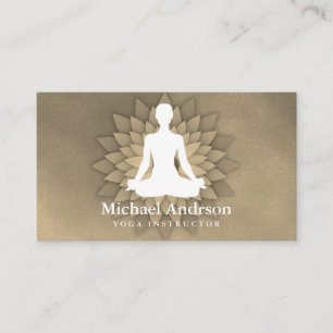 Carte De Visite Instructeur de yoga