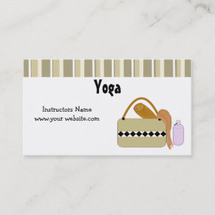 Carte De Visite Instructeur de yoga