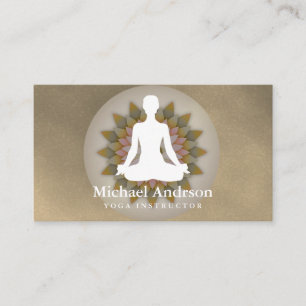 Carte De Visite Instructeur de yoga