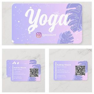 Carte De Visite Instructeur de yoga