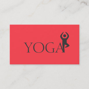 Carte De Visite Instructeur de yoga, cours