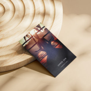 Carte De Visite Instructeur de Yoga moderne Wellness Qr Code