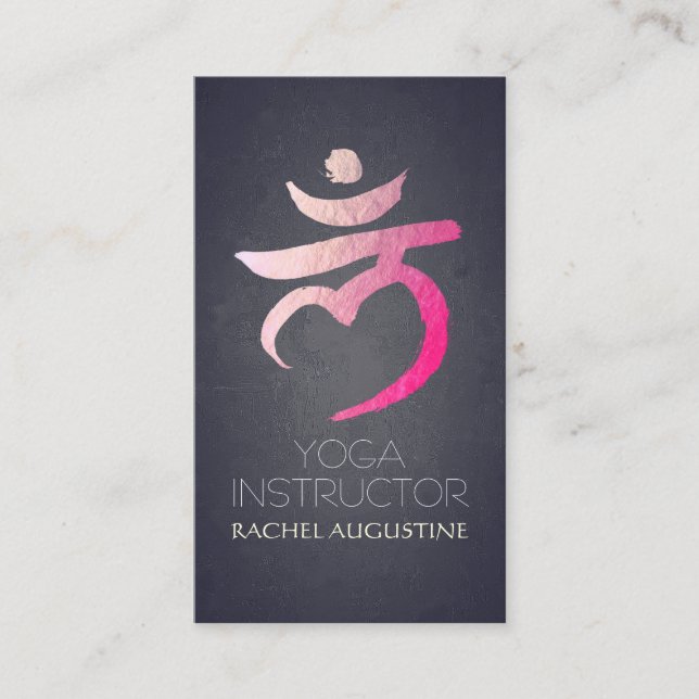 Carte De Visite Instructeur de Yoga Root Chakra Muladhara Mantra L (Devant)