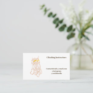 carte de visite instructeur Escalade