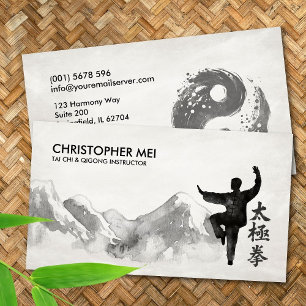 Carte De Visite Instructeur Tai Chi & Qigong