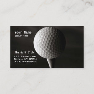 Carte De Visite Instruction de golf