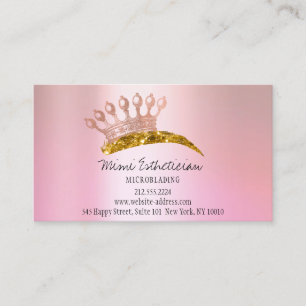 Carte De Visite Instruction de suivi Eyebrow Rose de la Couronne r