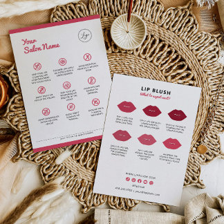 Carte De Visite Instruction PMU pour les soins postérieurs à la lè