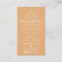 Instructions de lavage Vêtements Chemise de soins
