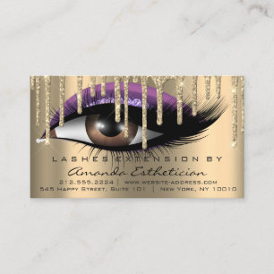 Carte De Visite Instructions de soins postérieurs Eyelash Extensio