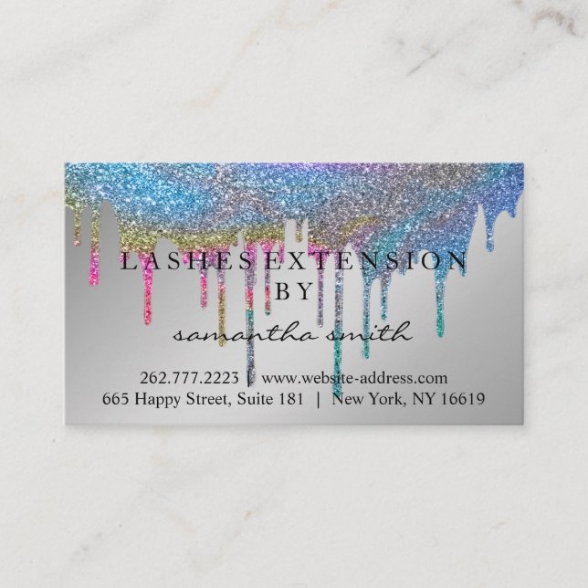 Carte De Visite Instructions de suivi Lash Gold Drivers Spark (Devant)