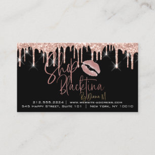 Carte De Visite Instructions de suivi Lash Rose Drives Custom Logo