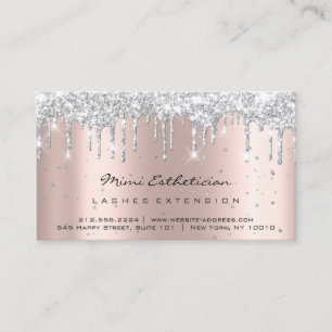 Carte De Visite Instructions d'entretien Lash Rose Gold Drivers Ar