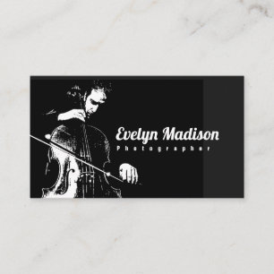 Carte De Visite instrument à cordes de violoncelle h63873