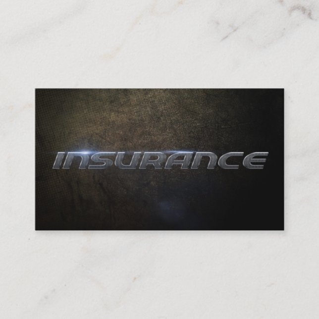 Carte De Visite Insurance business card (Devant)