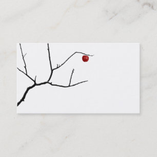 Carte De Visite Interdit par des poivrons de Leslie