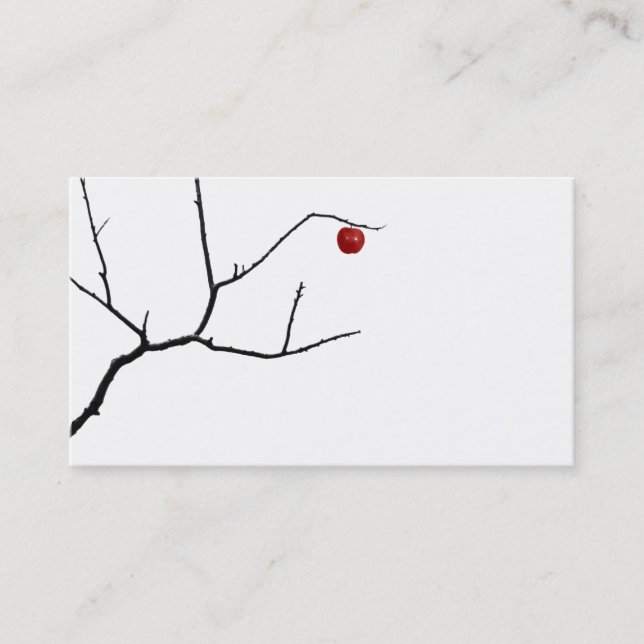 Carte De Visite Interdit par des poivrons de Leslie (Devant)