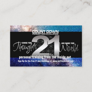 Carte De Visite Intuition - défi de perspective de 21 jours