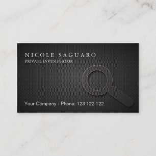 Carte De Visite Investigateur privé