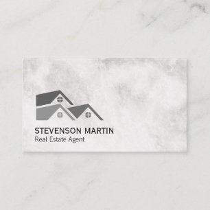Carte De Visite Investisseur immobilier   Marbre exécutif   Réalis