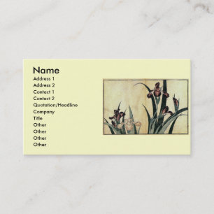 Carte De Visite Iris de Katsushika Hokusai