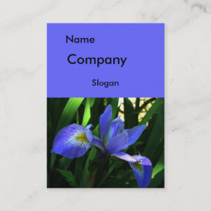 Carte De Visite Iris violet grand
