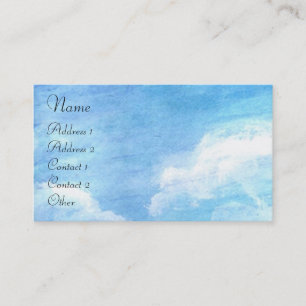 Carte De Visite IRISES EN TOSCANE / Green Purple Flower Field