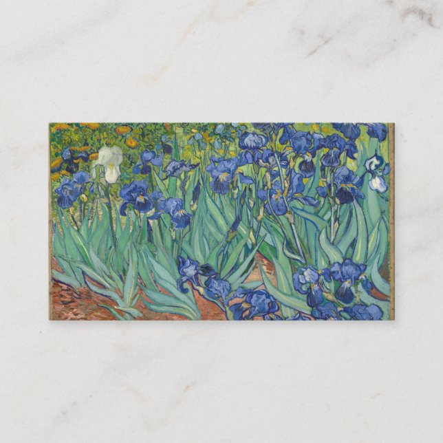 Carte De Visite Irises Vincent Van Gogh (Devant)