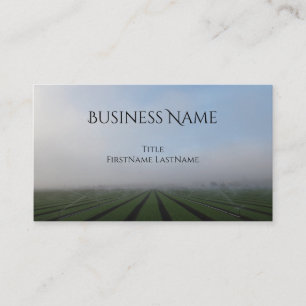 Carte De Visite Irrigation de champ d'épinards