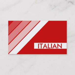 Carte De Visite ITALIEN rétro