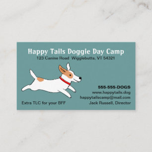 Carte De Visite Jack Russell Terrier - Caricature pour chien migno