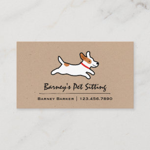 Carte De Visite Jack Russell Terrier Cartoon Chien   Animaux de pr
