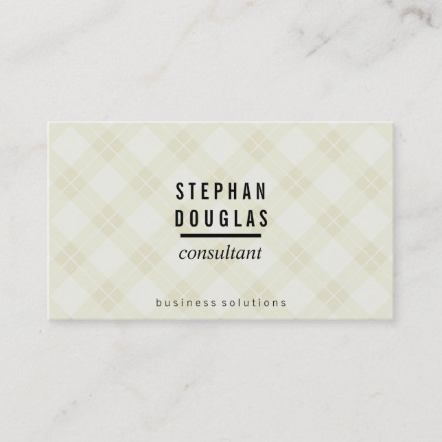 Carte De Visite Jacquard (Devant)