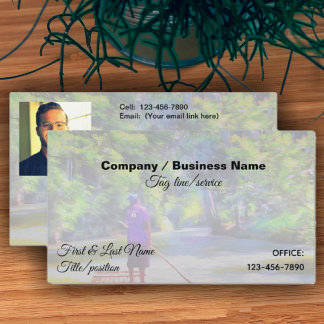 Carte De Visite Jamaïcain River Raft Ride J001