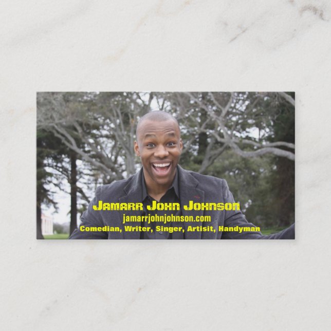 Carte De Visite Jamarr John Johnson (Devant)