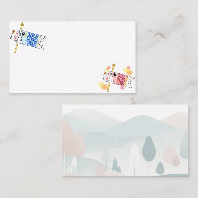 Carte De Visite Japanese　Traditional　Vintage (Devant / Derrière)