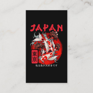 Carte De Visite Japon Koi Poisson japonais Nishikigoi