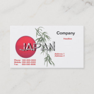 Carte de visite japonais