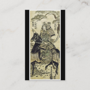 Carte de visite japonais antique d'art