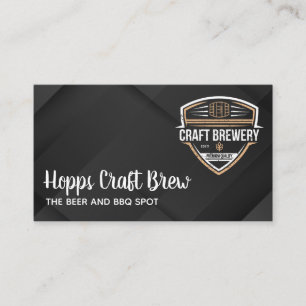 Carte De Visite Jardin à bière   Brasserie