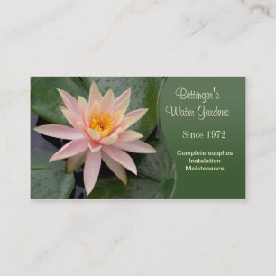 Carte De Visite Jardin aquatique