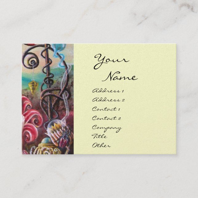 Carte De Visite JARDIN DE MELISSA .détails perle (Devant)