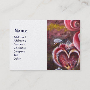 Carte De Visite JARDIN DE MELISSA HONEY BEE perle