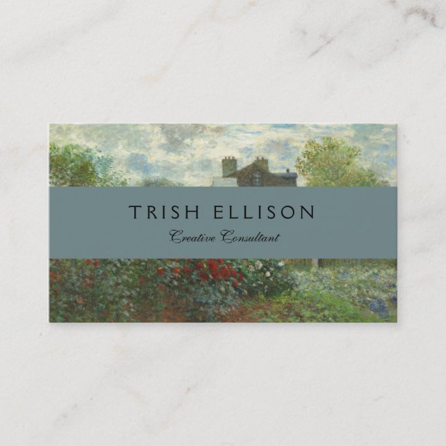 Carte De Visite Jardin des artistes de Monet dans Peinture d'Argen (Devant)