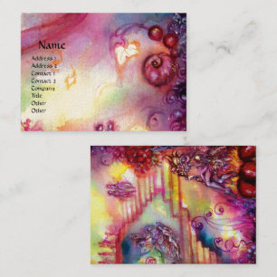 Carte De Visite JARDIN DES OMBRES PERDUES, ESCALIERS MYSTIQUES ros