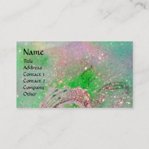 CARTE DE VISITE JARDIN DES OMBRES PERDUES MONOGRAMME À BÂTON