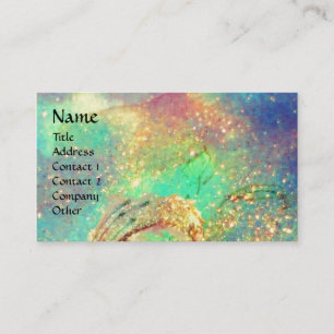 CARTE DE VISITE JARDIN DES OMBRES PERDUES - MONOGRAMME DE BUTTERFL