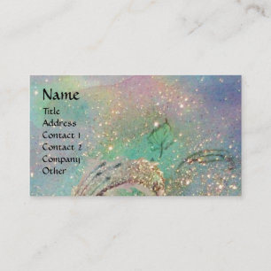 CARTE DE VISITE JARDIN DES OMBRES PERDUES MONOGRAMME DE BUTTERFLY