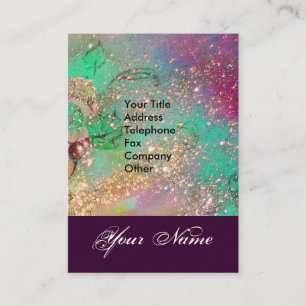 CARTE DE VISITE JARDIN DES OMBRES PERDUES STAR DUST MONOGRAM 1