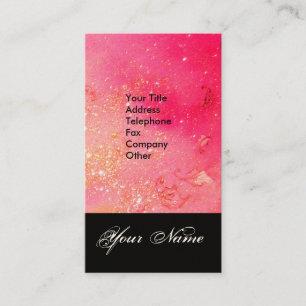 CARTE DE VISITE JARDIN DES OMBRES PERDUES STAR DUST MONOGRAM 1